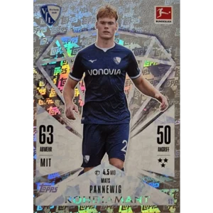 Topps Bundesliga Match Attax 2024/25 / Nr. 052 MATIS PANNEWIG / ROHDIAMANT / NORMAL ODER PARALLEL NICHT AUSWÄHLBAR