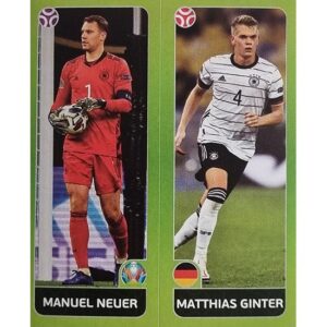 Panini EURO 2020 Sticker Nr 598 Neuer Ginter