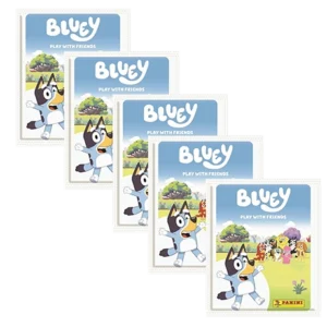 Panini Bluey Sticker 5 Tüten – Bundle 2025 mit 25 Stickern