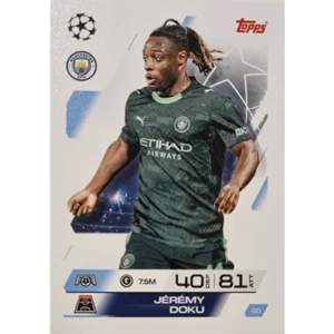 Topps Match Attax Champions League 2025/26 KARTE 060 JEREMY DOKU
