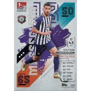 Topps Match Attax Extra 2021/22 Bundesliga Nr - 609 Soufiane Messeguem