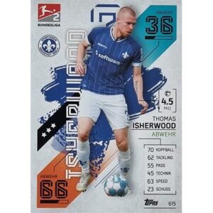 Topps Match Attax Extra 2021/22 Bundesliga Nr - 615 Thomas Isherwood