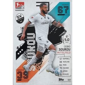 Topps Match Attax Extra 2021/22 Bundesliga Nr - 657 Cebio Soukou