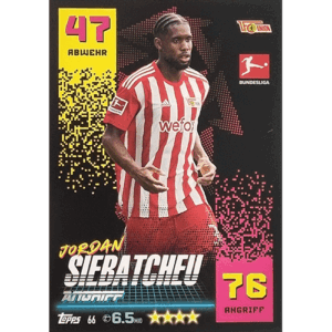 Topps Match Attax Bundesliga 2022-23 - Nr 066 Jordan Siebatcheu