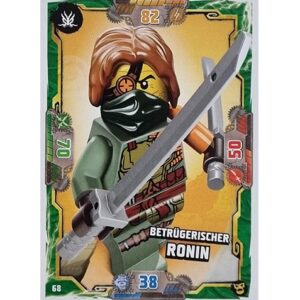 Lego Ninjago Serie 6 NEXT LEVEL Trading Cards Nr 068 Betrügerischer Ronin