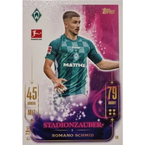 Topps Bundesliga Match Attax 2024/25 / Nr. 069 ROMANO SCHMID / STADIONZAUBER