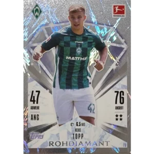 Topps Bundesliga Match Attax 2024/25 / Nr. 070 KEKE TOPP / ROHDIAMANT / NORMAL ODER PARALLEL NICHT AUSWÄHLBAR