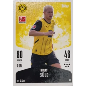 Topps Bundesliga Match Attax 2024/25 / Nr. 075 NIKLAS SÜLE