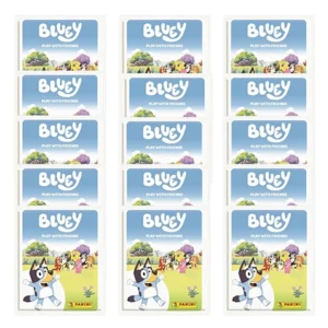 Panini Bluey Sticker 15 Tüten – Bundle 2025 mit 75 Stickern