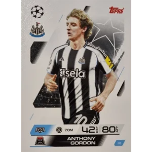 Topps Match Attax Champions League 2025/26 Karte 081 ANTHONY GORDON
