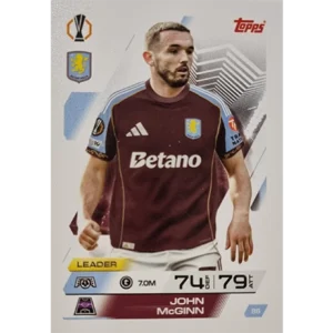 Topps Match Attax Champions League 2025/26 KARTE 086 JOHN MCGINN