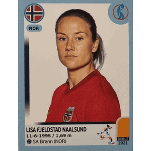 Panini Frauen EM 2022 Sticker - Nr 089 Lisa Fjeldstad Naalsund