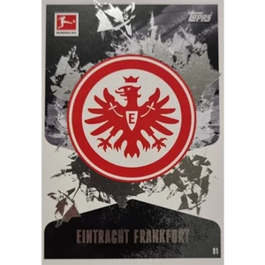 Topps Bundesliga Match Attax 2024/25 / Nr. 091 EINTRACHT FRANKFURT / CLUB LOGO