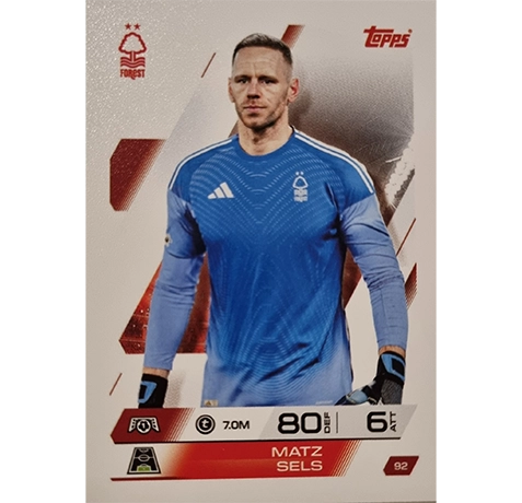 Topps Match Attax Champions League 2025/26 KARTE 092 MATZ SELS