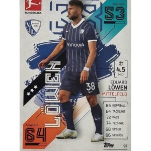 Topps Match Attax Bundesliga 2021/22 Nr 097 Eduard Löwen