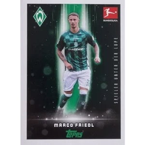 Topps Bundesliga Sticker Saison 2024/2025 / Sticker Nummer 097 Marco Friedl / Spieler unter der Lupe