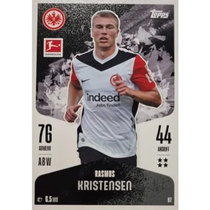 Topps Bundesliga Match Attax 2024/25 / Nr. 097 RASMUS KRISTENSEN