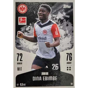 Topps Bundesliga Match Attax 2024/25 / Nr. 099 JUNIOR DINA