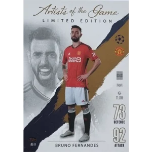 Topps Champions League Match Attax 2023-2024 - 1x AG 8 BRUNO FERNANDES