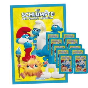 Die Schlümpfe Sticker 2025 – Album + 10er Pack