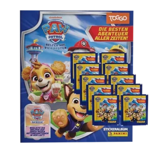 Panini Paw Patrol Sticker Serie 11 Air Rescue – Stickeralbum + 10× Stickertüten