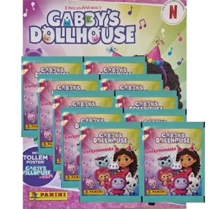 Panini Gabbys Dollhouse Glücksmomente Sticker Album + 10 Stickertüten