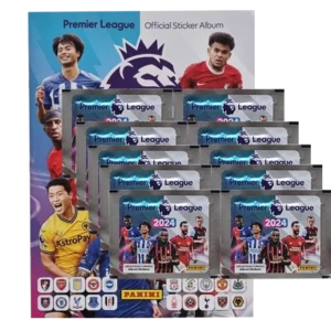Panini Premier League Sticker 2023-24 -1x Sammelalbum + 10x Sammeltüten