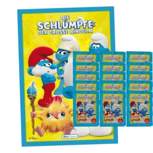 Die Schlümpfe Sticker 2025 – Album + 15er Pack