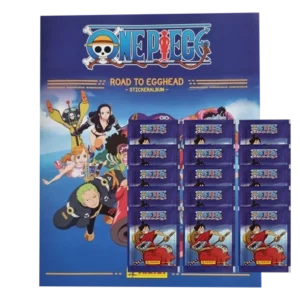 Panini One Piece Sticker Sparpaket Road to Egghead – Album + 15 Stickertüten