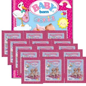 Baby Born Surprise Sticker - Sammelalbum + 15 Tüten