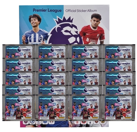 Panini Premier League Sticker 2023-24 -1x Sammelalbum + 20x Sammeltüten