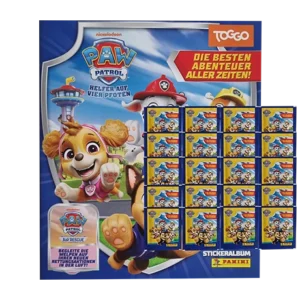 Panini Paw Patrol Sticker Serie 11 Air Rescue – Stickeralbum + 20x Stickertüten