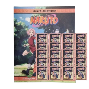 Panini Naruto Classic Sticker Ninja Academy / Sammelalbum inkl 20x Stickertüten