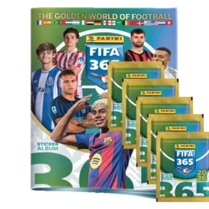 Panini FIFA 365 2026 Sticker Album + 5 Tüten