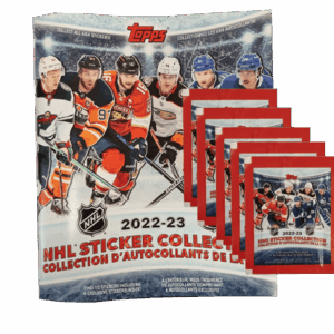 Topps NHL 2022/23 Hockey Sticker - 1x Sammelalbum + 5x Stickertüten