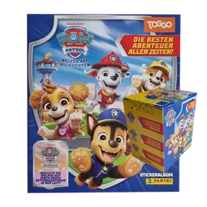 Panini Paw Patrol Sticker Serie 11 Air Rescue: Stickeralbum + 1× Display (36 Tüten)