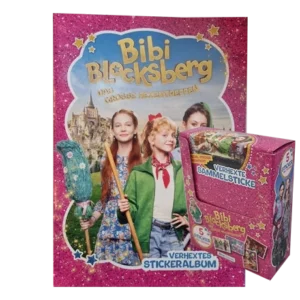 Bibi Blocksberg Das große Hexentreffen Sticker Bundle: 1 Album + 1 Display (36 Tüten à 5 Sticker