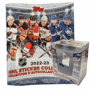 Topps NHL 2022/23 Hockey Sticker - 1x Sammelalbum + 1x Display