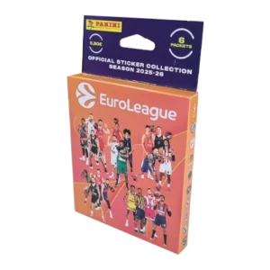 Panini Turkish Airlines EuroLeague Basketball Sticker 2025-26 ECO Blister