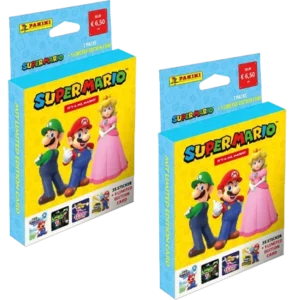 Panini Super Mario Sticker Serie 2 – 2x Eco Blister (7 Tüten + LE Card)