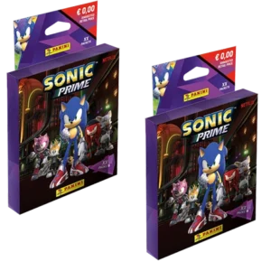 Panini Sonic Prime Sticker-Kollektion - 2x Eco Blister Pack