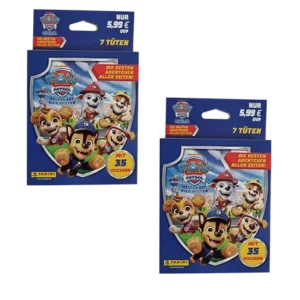Panini Paw Patrol Sticker Blister – Air Rescue - 2×Blister (14 Stickertüten)