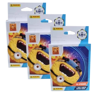 Panini Ich Einfach Unverbesserlich 4 Sticker - 3x Eco Blister je 7x Stickertüten + 1x LE Karte (Deutsche Version)