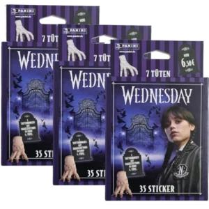 Panini Wednesday 2 Sticker – 3 × Eco Blister