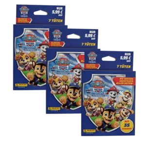 Panini Paw Patrol Sticker Blister – Air Rescue – 3×Blister (21 Stickertüten)