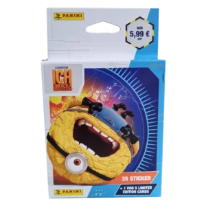 Panini Ich Einfach Unverbesserlich 4 Sticker - 1x Eco Blister je 7x Stickertüten + 1x LE Karte (Deutsche Version)
