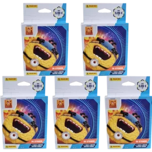 Panini Ich Einfach Unverbesserlich 4 Sticker - 5x Eco Blister je 7x Stickertüten + 1x LE Karte (Deutsche Version)