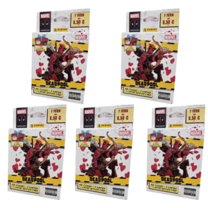 Panini Marvel Deadpool Sticker / 5x Eco Blister Pack