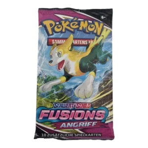 Pokémon Schwert und Schild FUSIONS Angriff / 1x Booster (Deutsche Version)