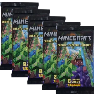 Panini Minecraft Serie 3 Trading Cards Create Explore Survive - 5x Booster Packs